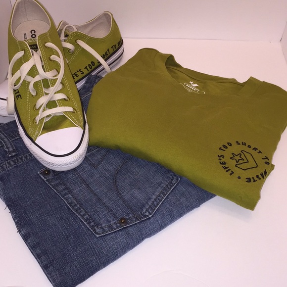 women's long sleeve converse top